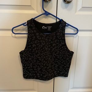 Black Leopard Reflective Hi-Neck Stronger Tank
